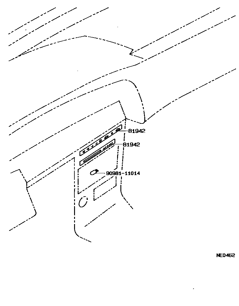 Toyota COROLLA indicator light EPC diagram — NE0462