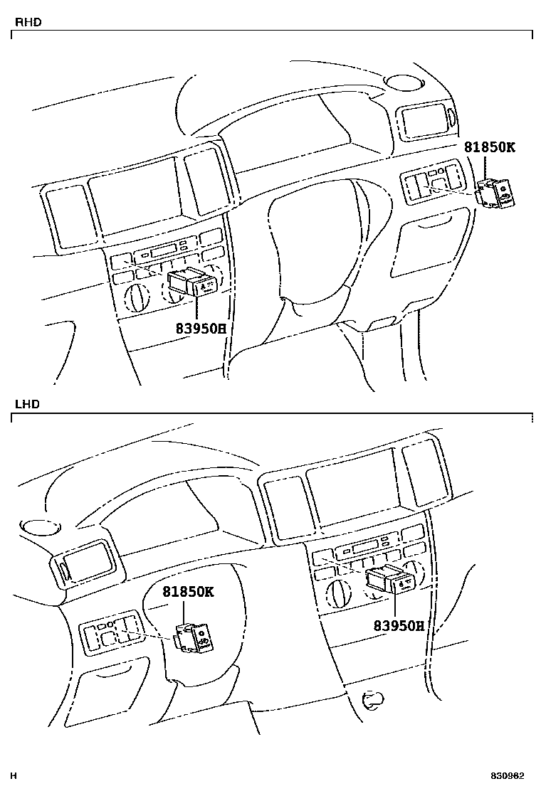 Toyota COROLLA indicator light EPC diagram — 830962