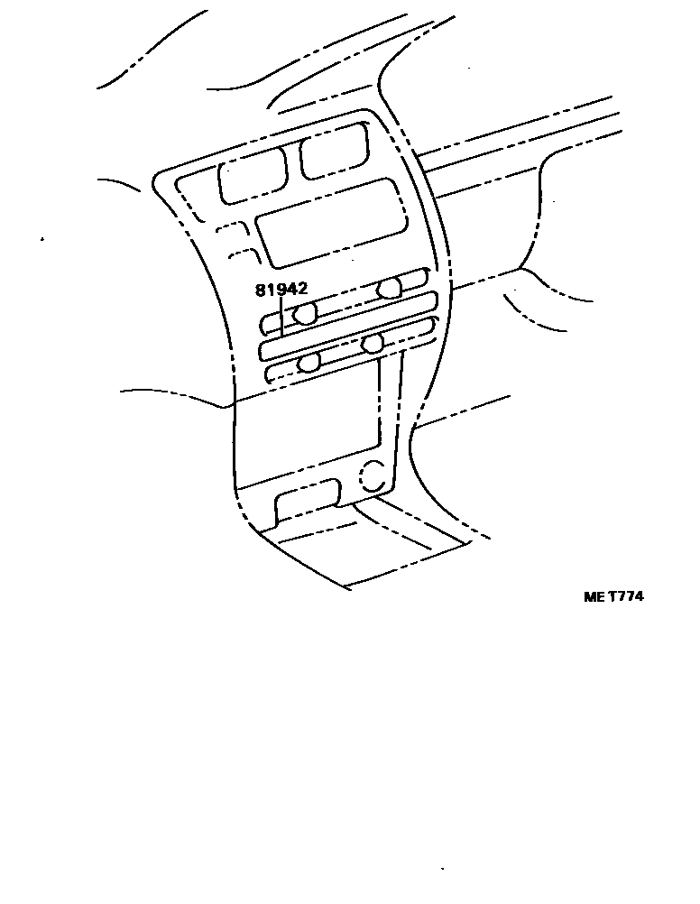 Toyota COROLLA indicator light EPC diagram — MET774