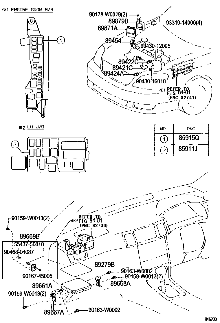Toyota COROLLA 电子控制柴油机(ECD) EPC diagram — 846200
