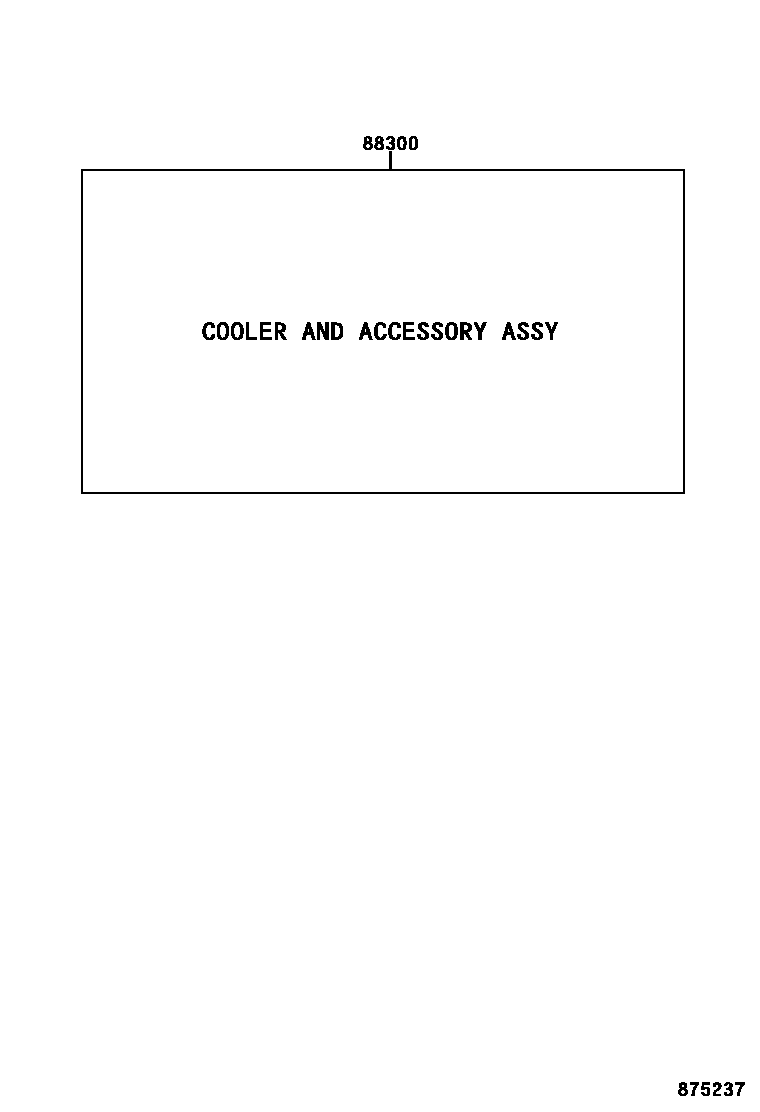 Toyota COROLLA 暖风和空调系统 - 组件 EPC diagram — 875237