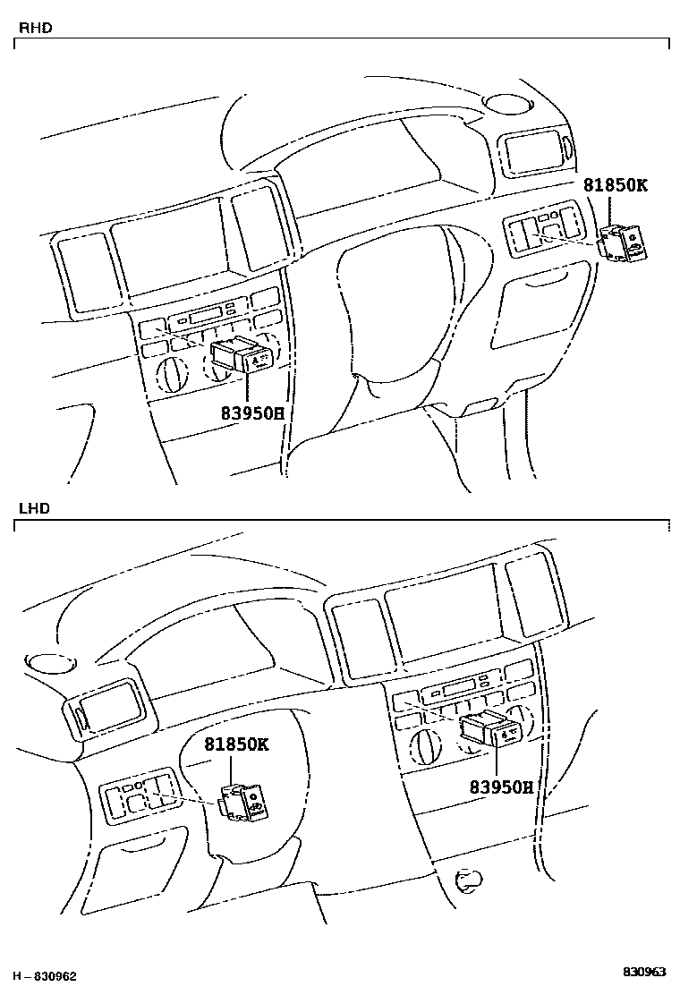 Toyota COROLLA indicator light EPC diagram — 830963