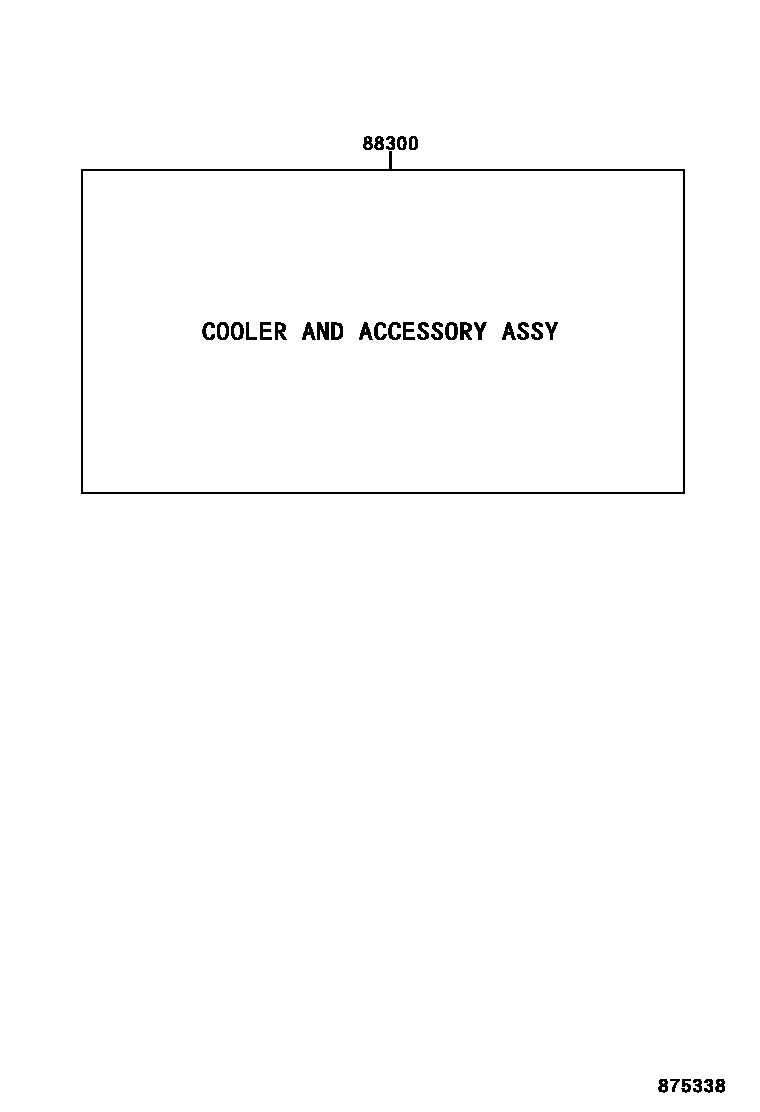 Toyota COROLLA 暖风和空调系统 - 组件 EPC diagram — 875338