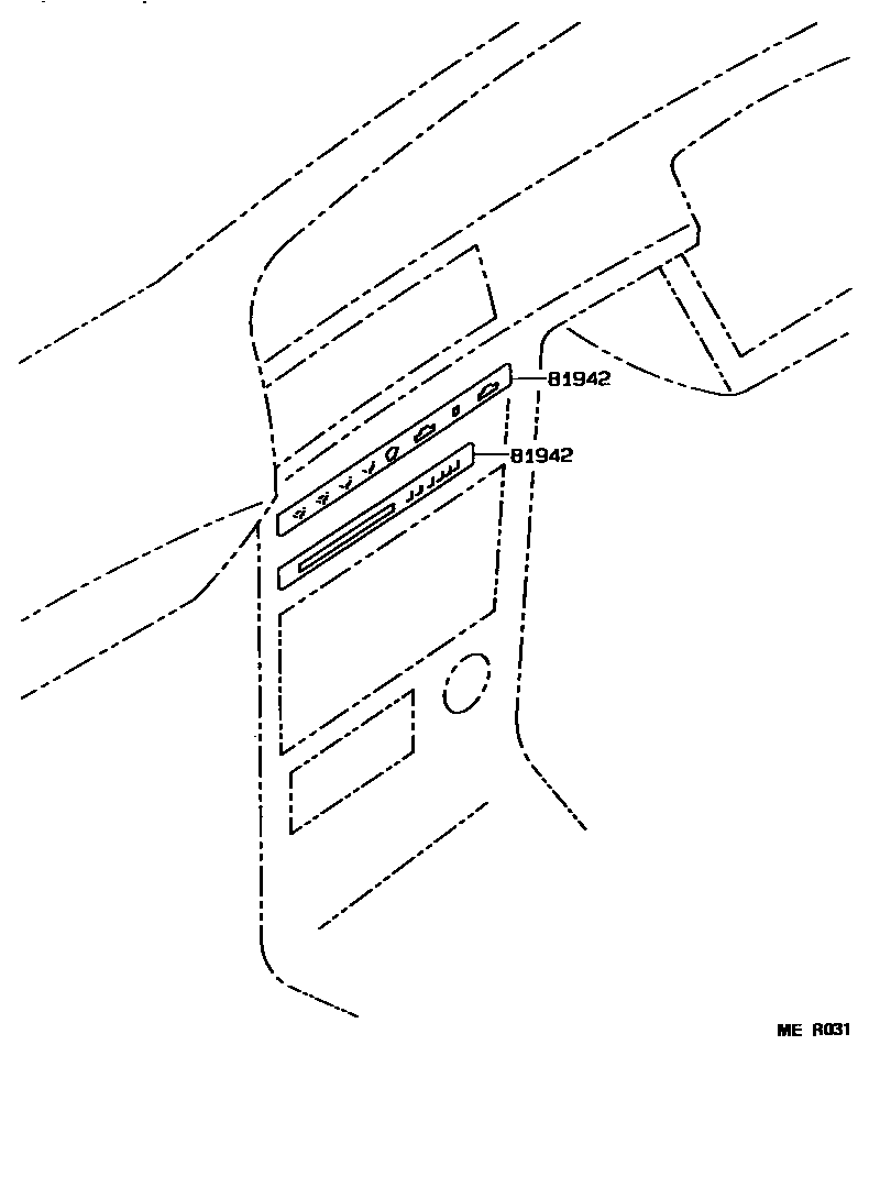 Toyota COROLLA indicator light EPC diagram — MER031
