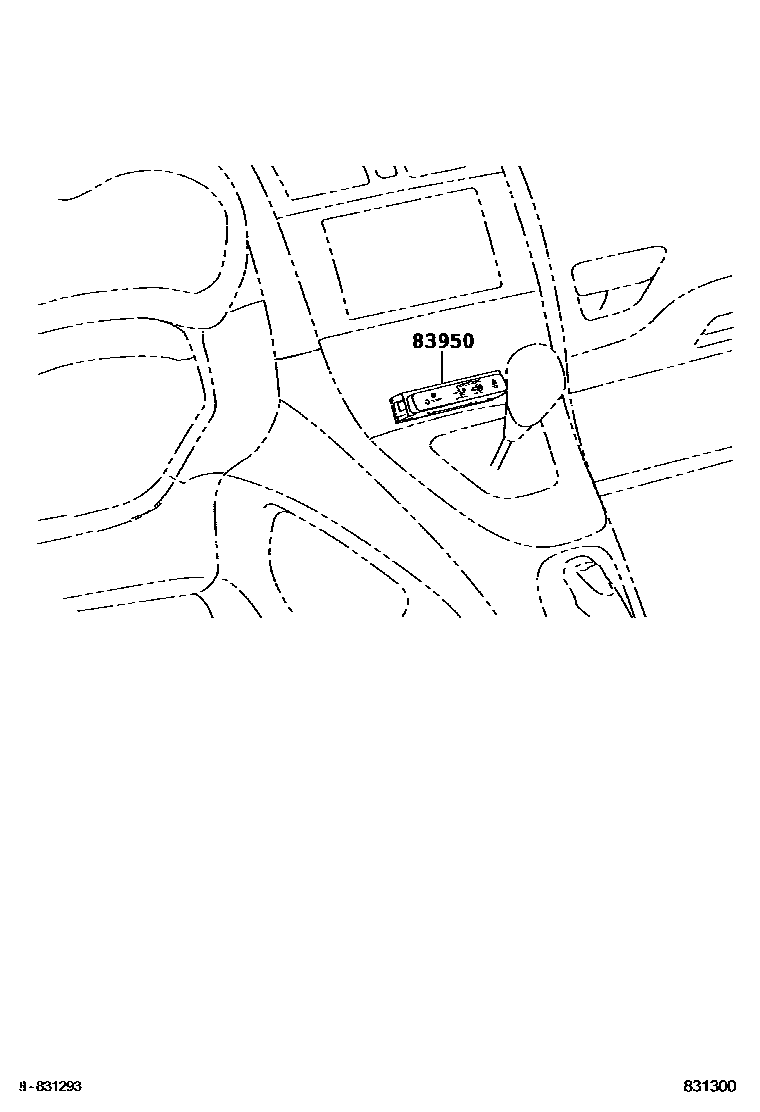 Toyota COROLLA indicator light EPC diagram — 831300