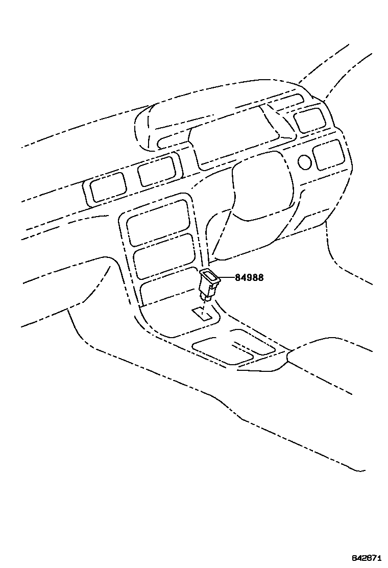 Toyota CAMRY 牵引力控制系统 EPC diagram — 842871