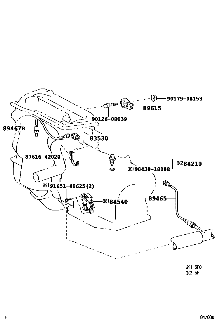 Toyota CAMRY 开关和继电器和ECU EPC diagram — 847608