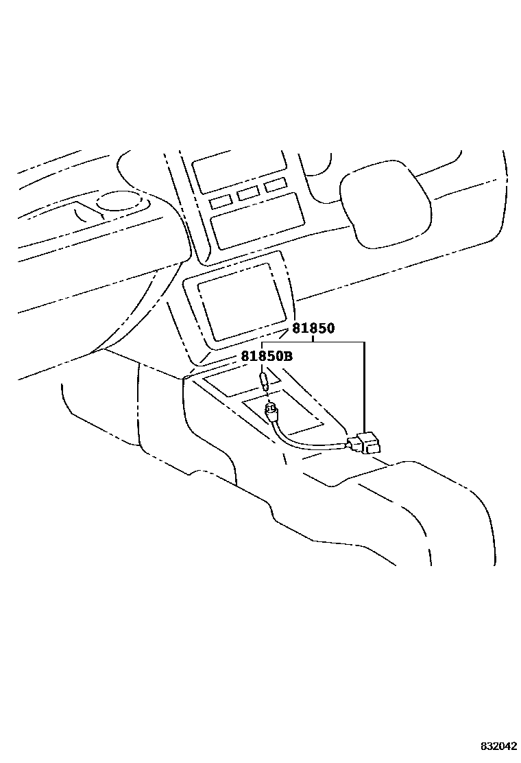 Toyota RAV4 indicator light EPC diagram — 832042