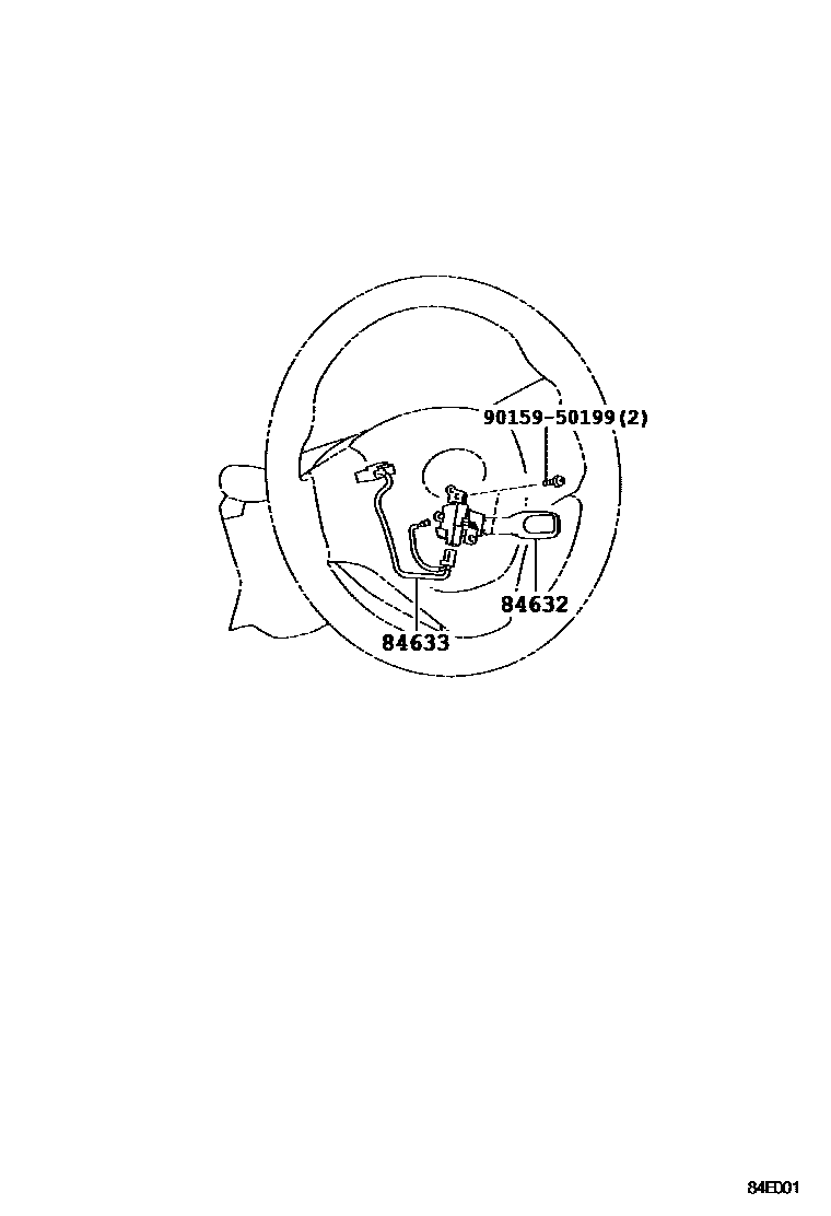Toyota RAV4 巡航控制(自动行驶) EPC diagram — 84E004