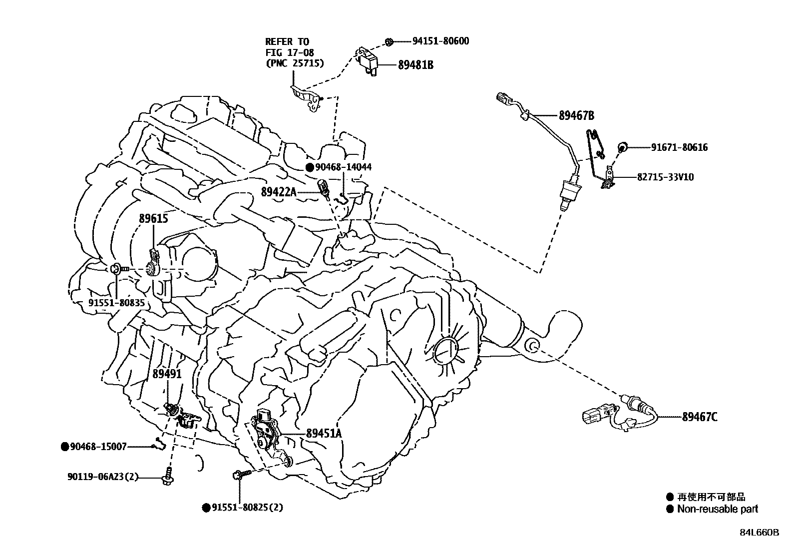 Toyota RAV4 开关和继电器和ECU EPC diagram — 84L660B