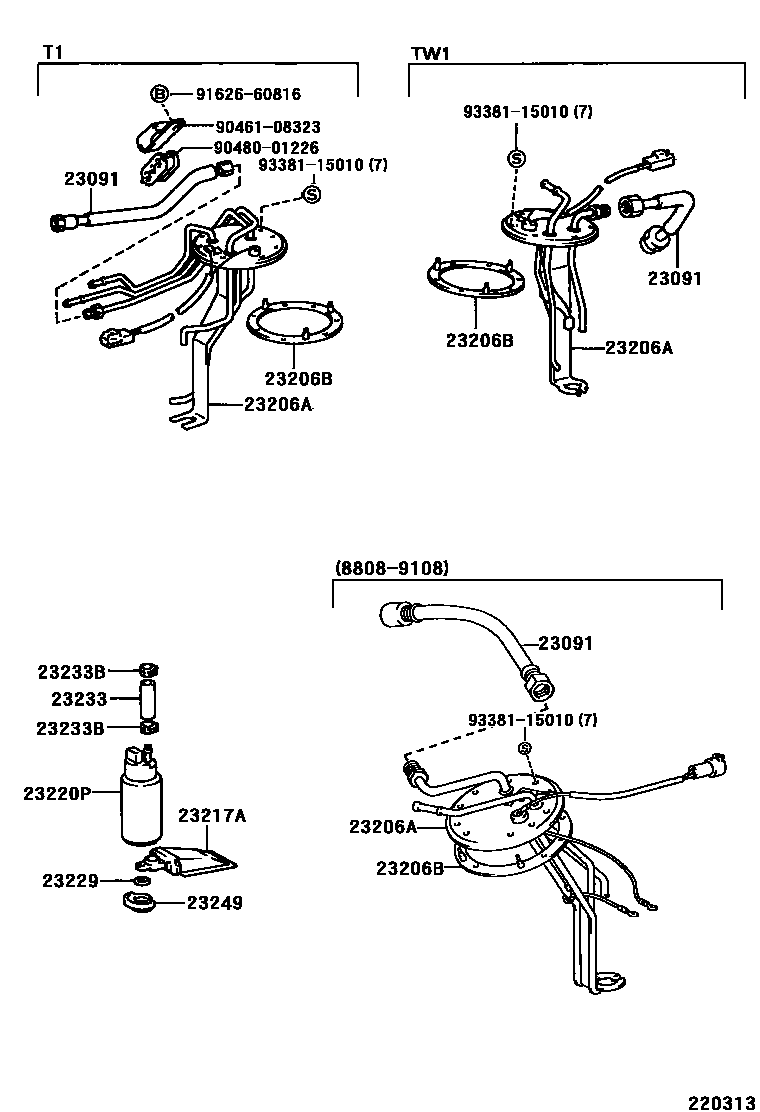 Toyota HILUX 燃油喷射系统 EPC diagram — 220313