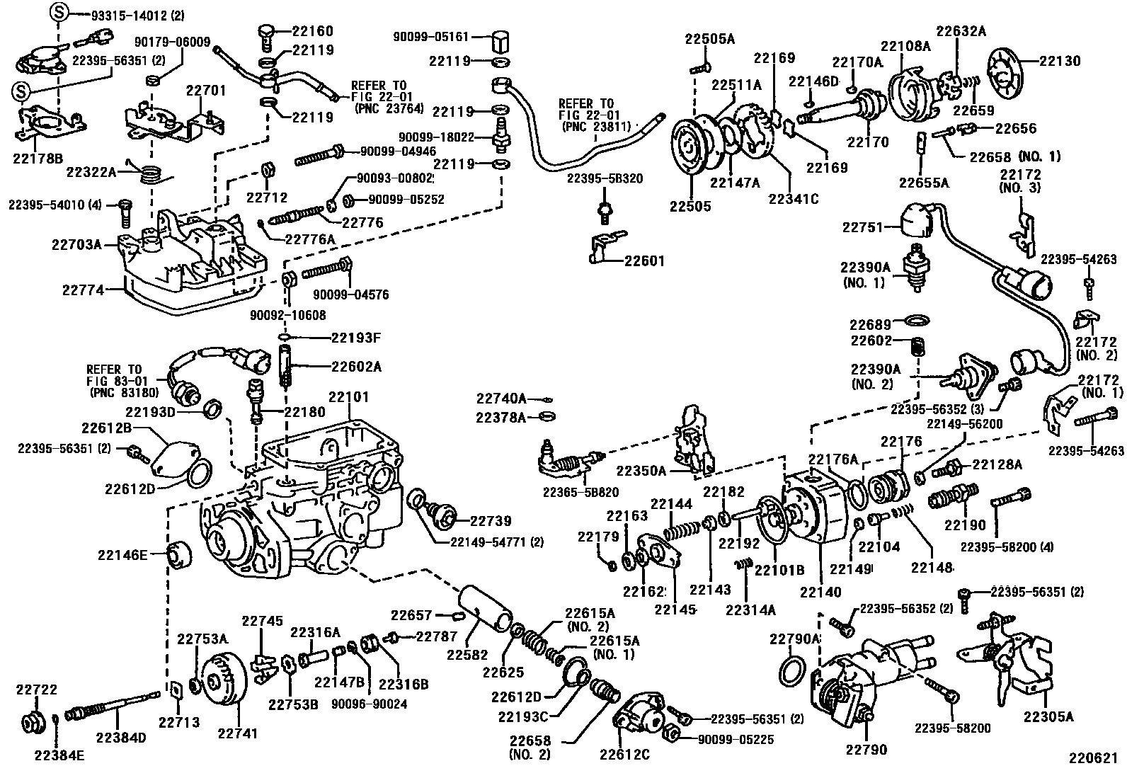 Toyota HILUX 喷油泵体 EPC diagram — 220621