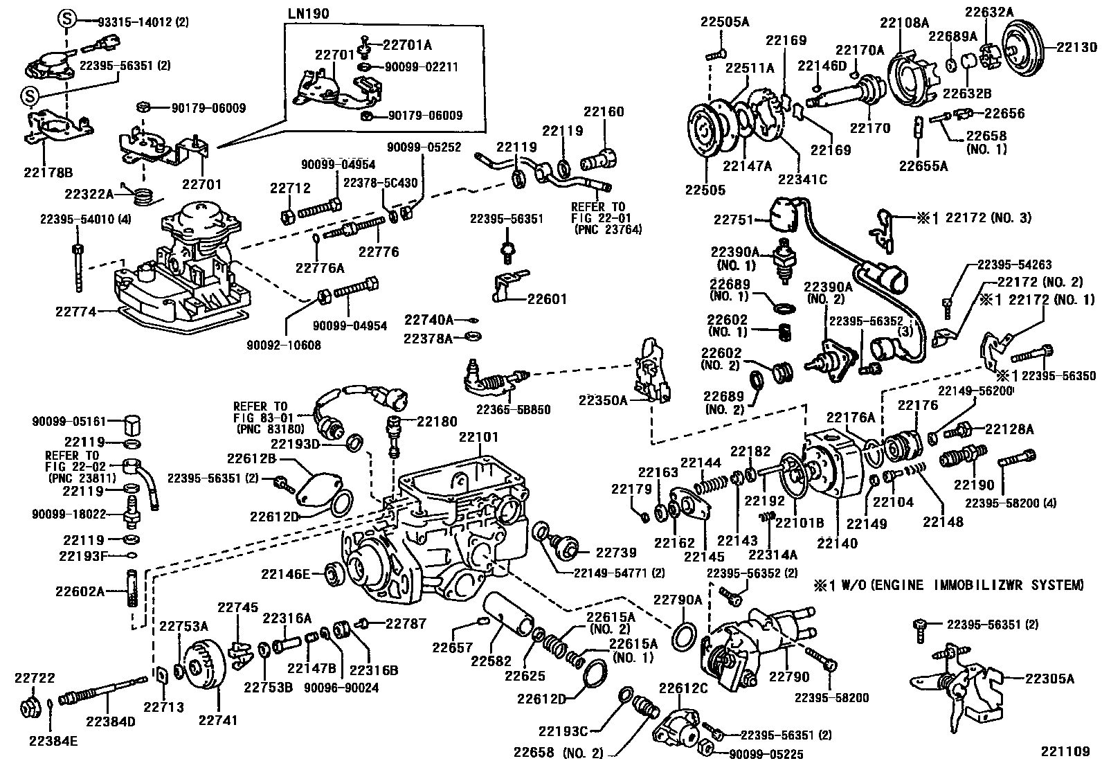 Toyota HILUX 喷油泵体 EPC diagram — 221109