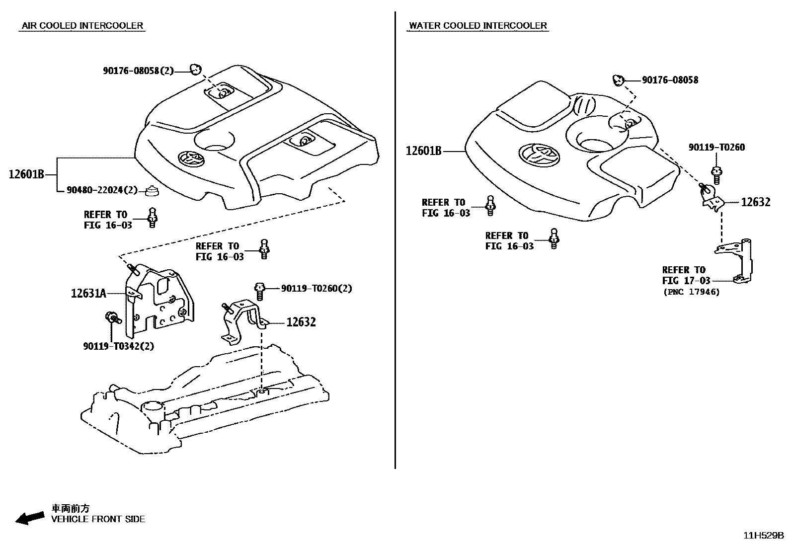 Toyota HILUX Cylinder Head EPC diagram — 11H529A