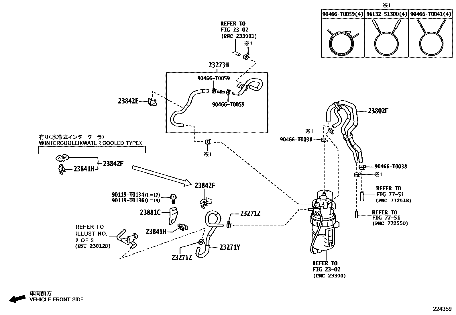 Toyota HILUX 喷油泵总成 EPC diagram — 224359