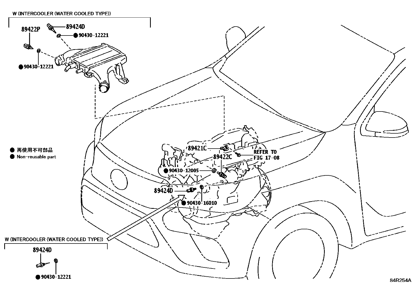 Toyota HILUX 电子控制柴油机(ECD) EPC diagram — 84R254A