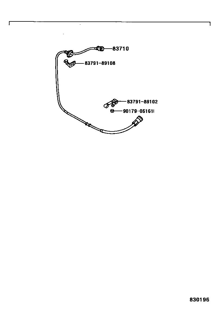 Toyota HILUX 仪表 EPC diagram — 830196
