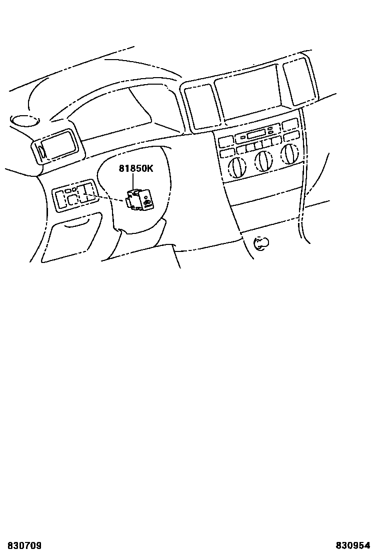 Toyota COROLLA indicator light EPC diagram — 830954