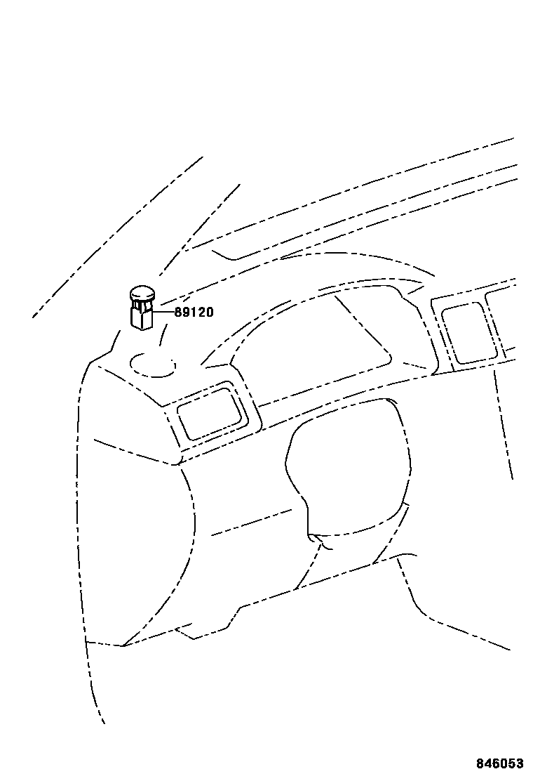 Toyota COROLLA 自动灯控系统(灯控) EPC diagram — 846053