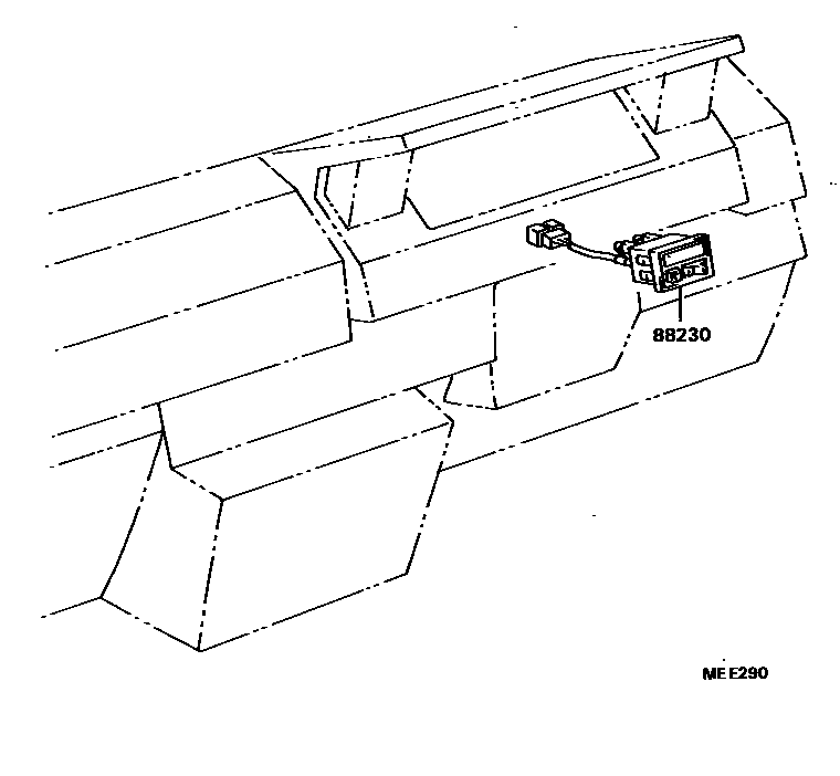 Toyota COROLLA 巡航控制(自动行驶) EPC diagram — MEE290
