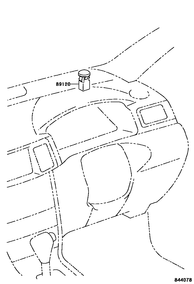 Toyota COROLLA 自动灯控系统(灯控) EPC diagram — 844078