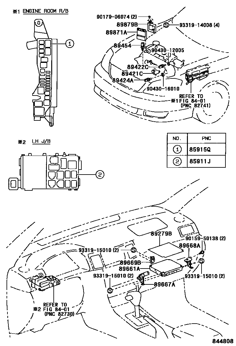 Toyota COROLLA 电子控制柴油机(ECD) EPC diagram — 844808