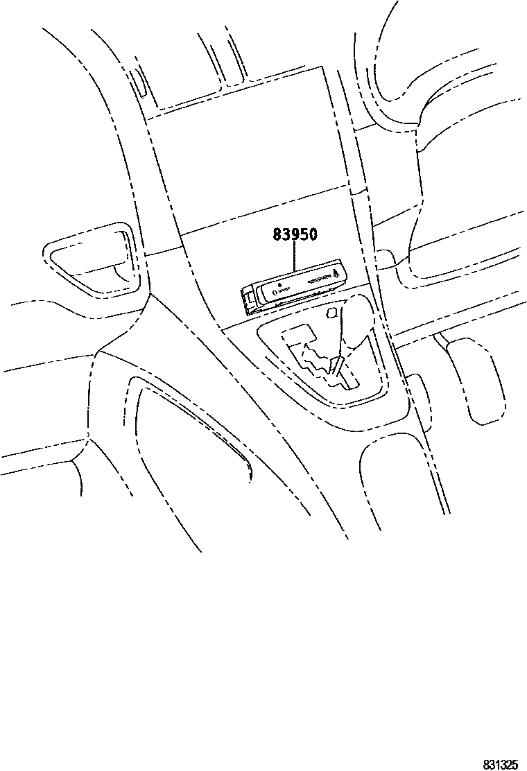 Toyota COROLLA indicator light EPC diagram — 831325