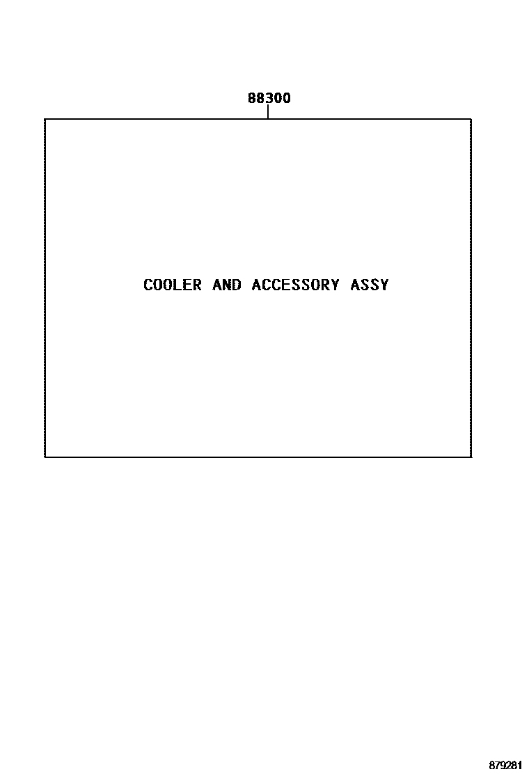 Toyota COROLLA 暖风和空调系统 - 组件 EPC diagram — 879281