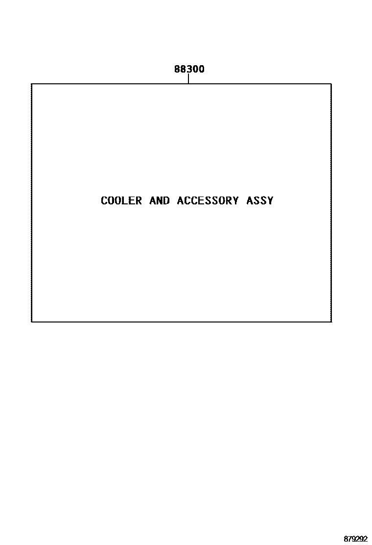 Toyota COROLLA 暖风和空调系统 - 组件 EPC diagram — 879292