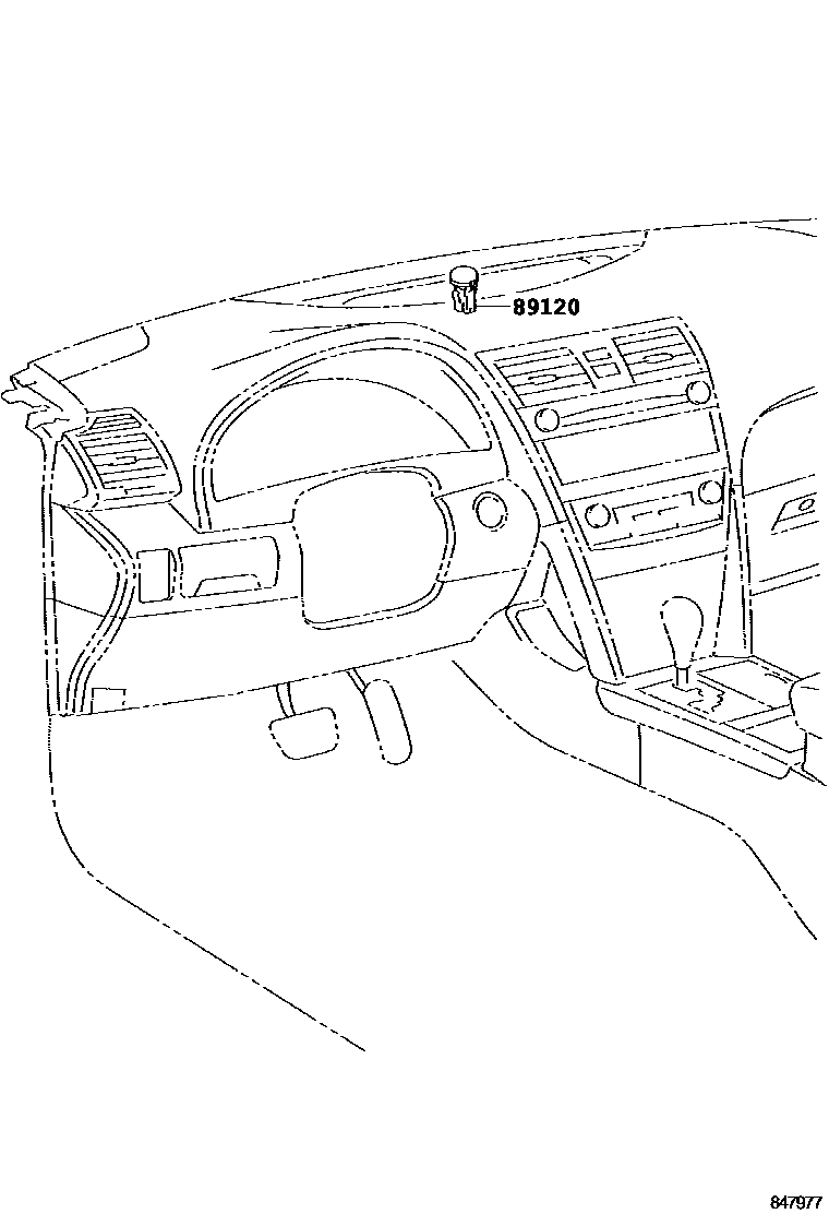Toyota CAMRY 自动灯控系统(灯控) EPC diagram — 847977