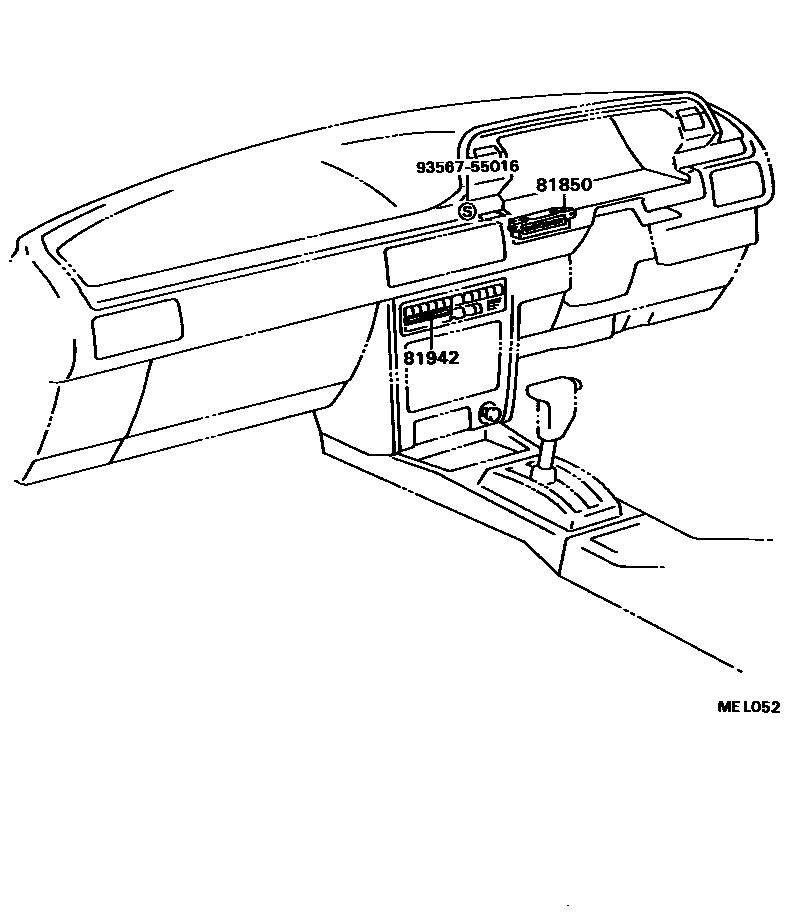 Toyota CAMRY indicator light EPC diagram — MEL052
