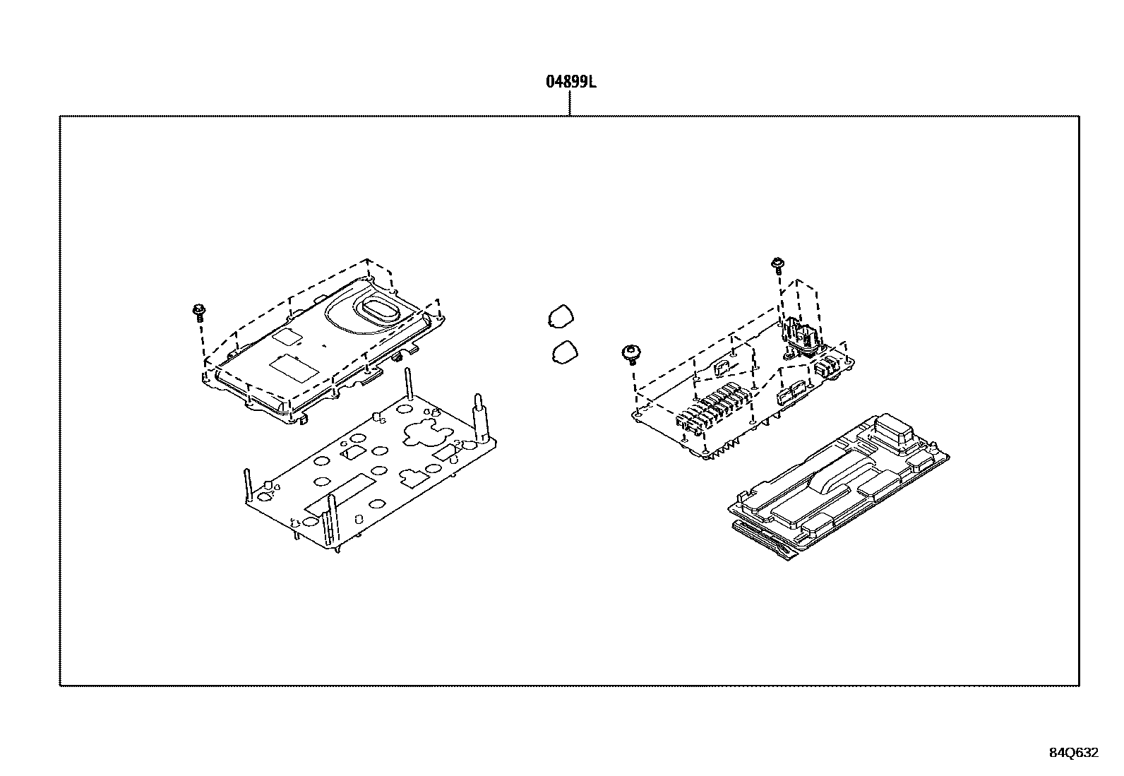 Toyota CAMRY HEV 逆变器 EPC diagram — 84Q632