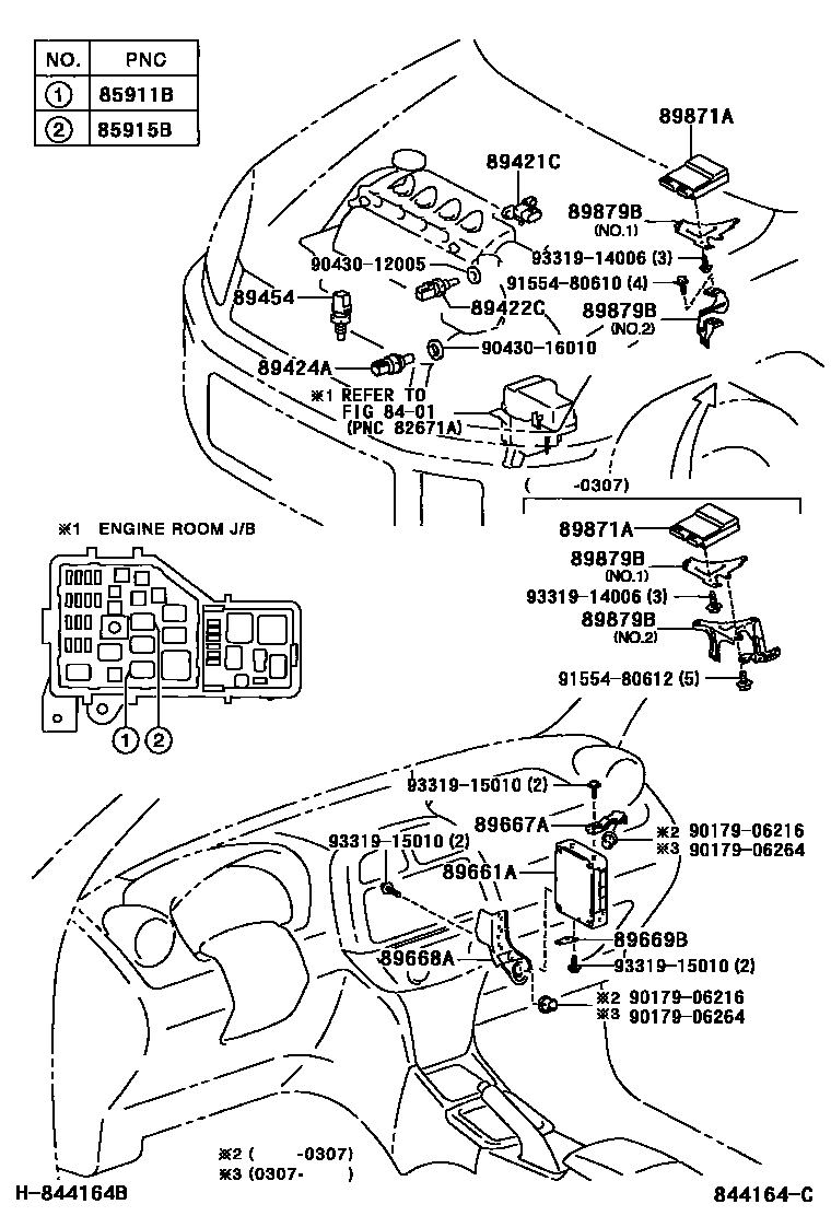 Toyota RAV4 电子控制柴油机(ECD) EPC diagram — 844164C