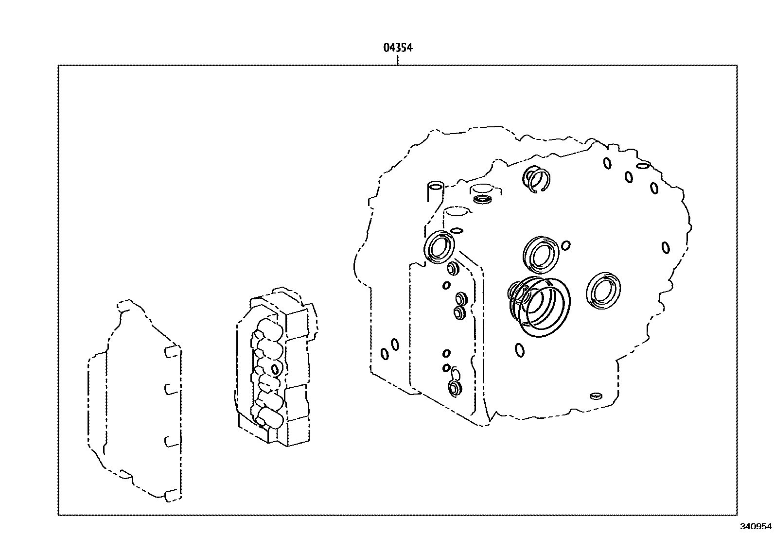Toyota RAV4 传动桥总成(CVT) EPC diagram — 340954