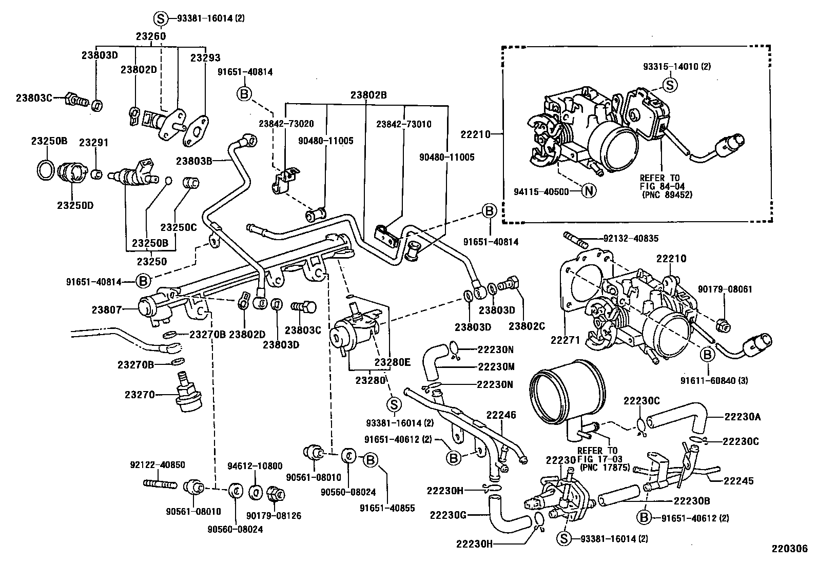 Toyota HILUX 燃油喷射系统 EPC diagram — 220306