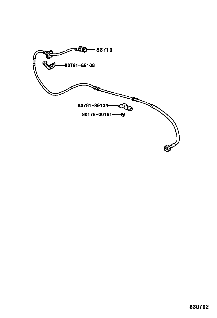 Toyota HILUX 仪表 EPC diagram — 830702