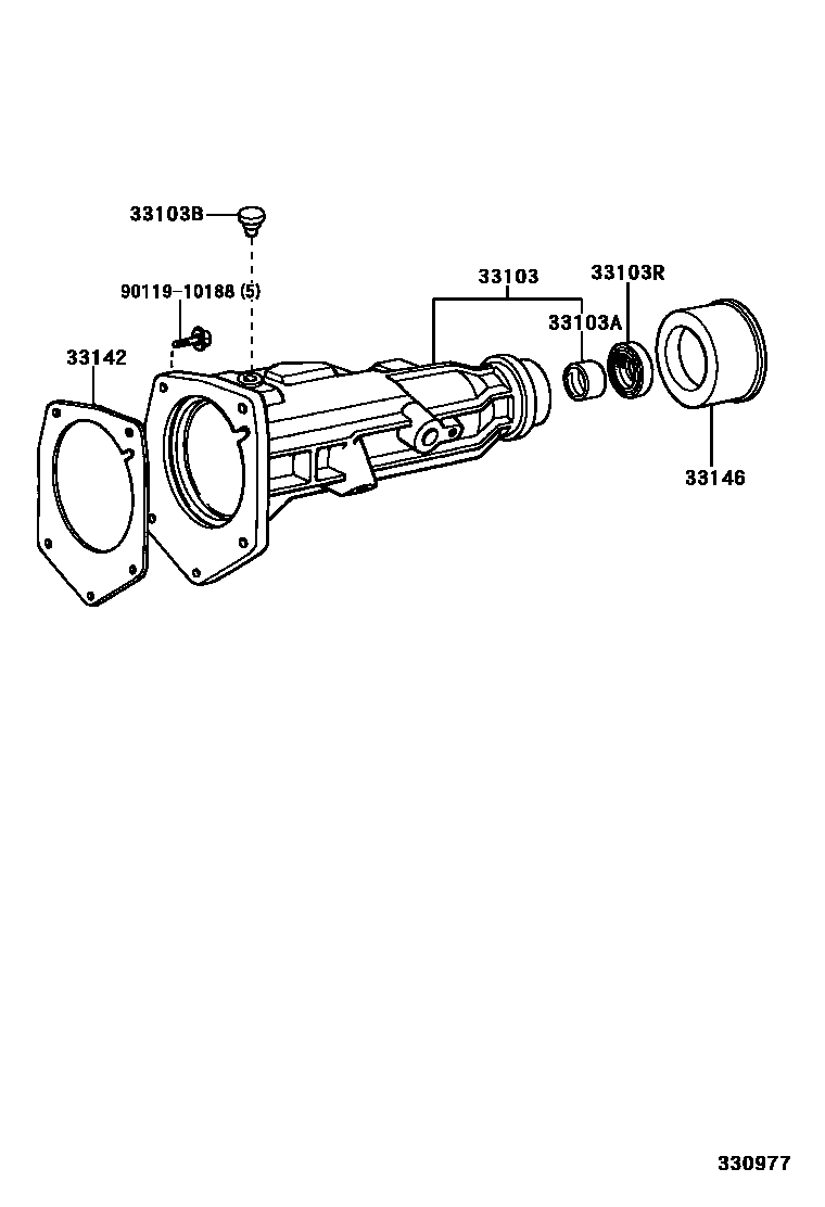 Toyota HILUX Extended shell (MTM) EPC diagram — 330977