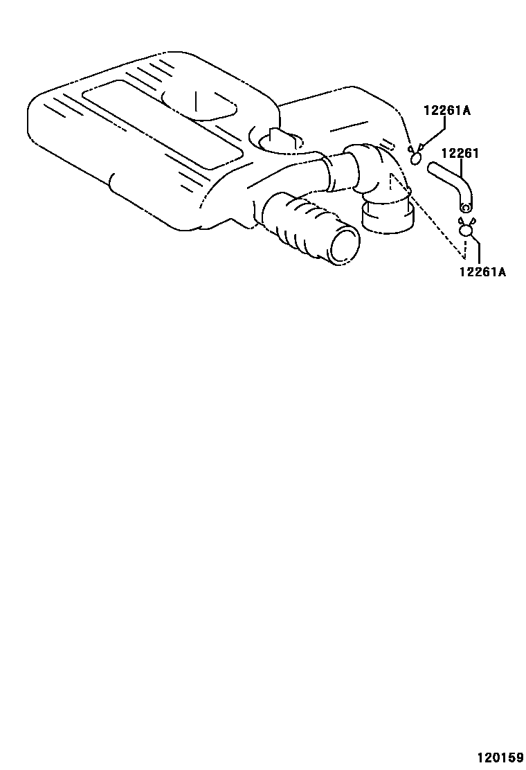 Toyota HILUX Ventilation Hose EPC diagram — 120159