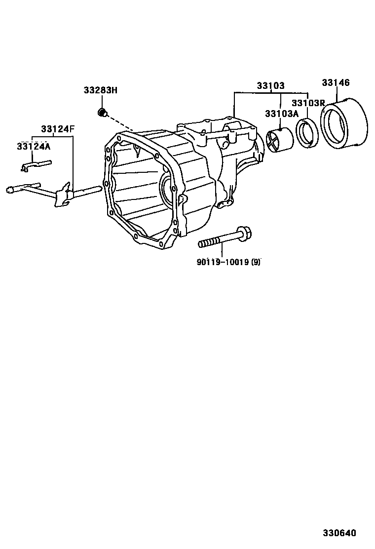 Toyota HILUX Extended shell (MTM) EPC diagram — 330640