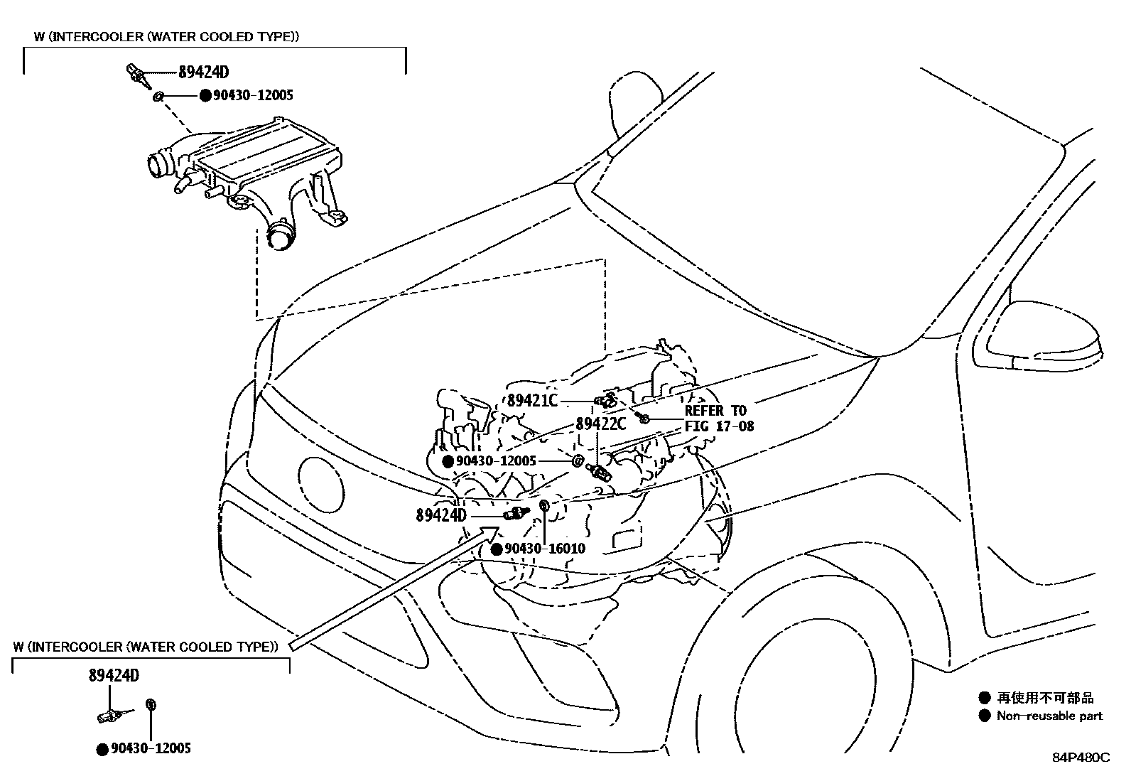 Toyota HILUX 电子控制柴油机(ECD) EPC diagram — 84P480C