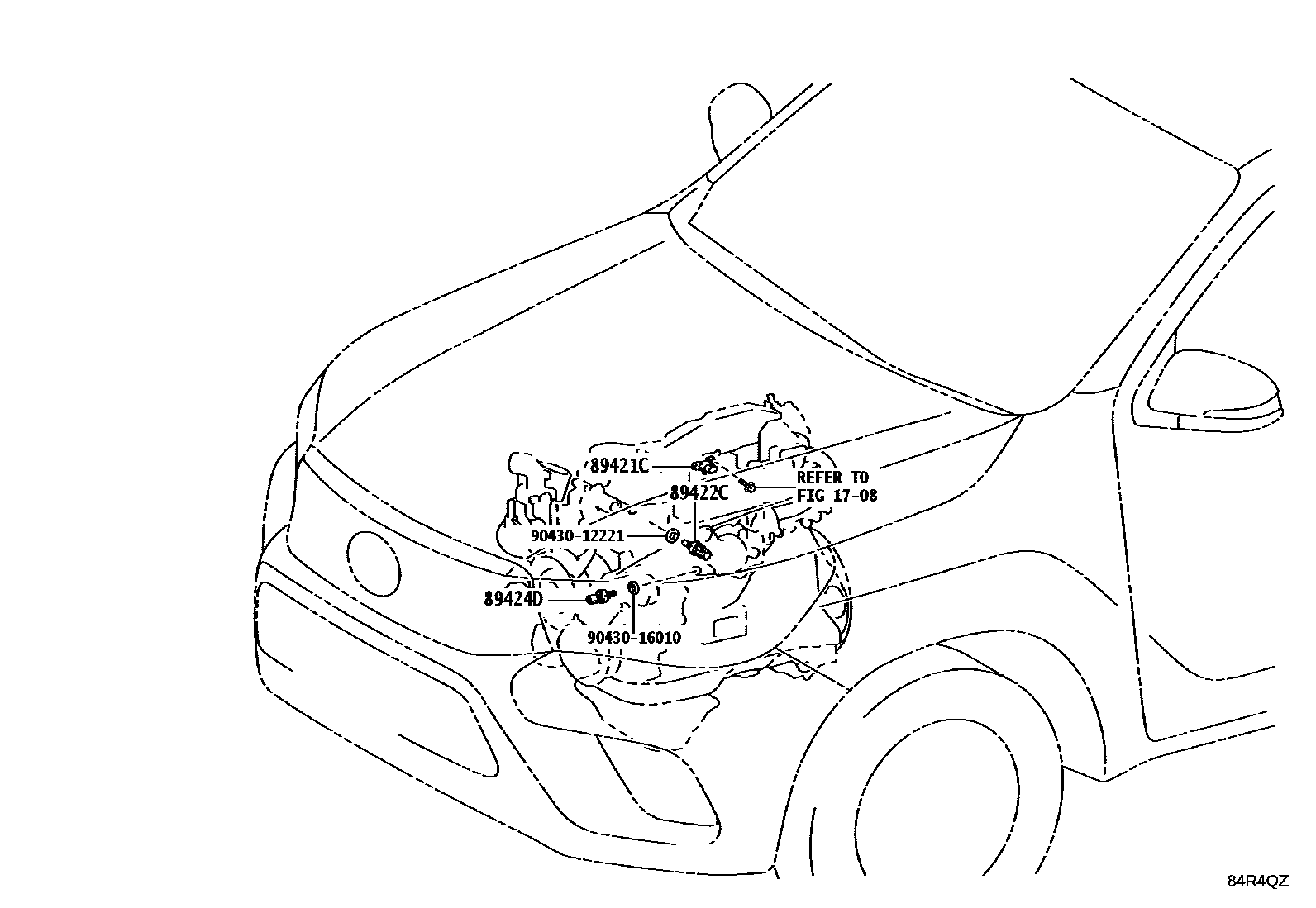 Toyota HILUX 电子控制柴油机(ECD) EPC diagram — 84R4QZ