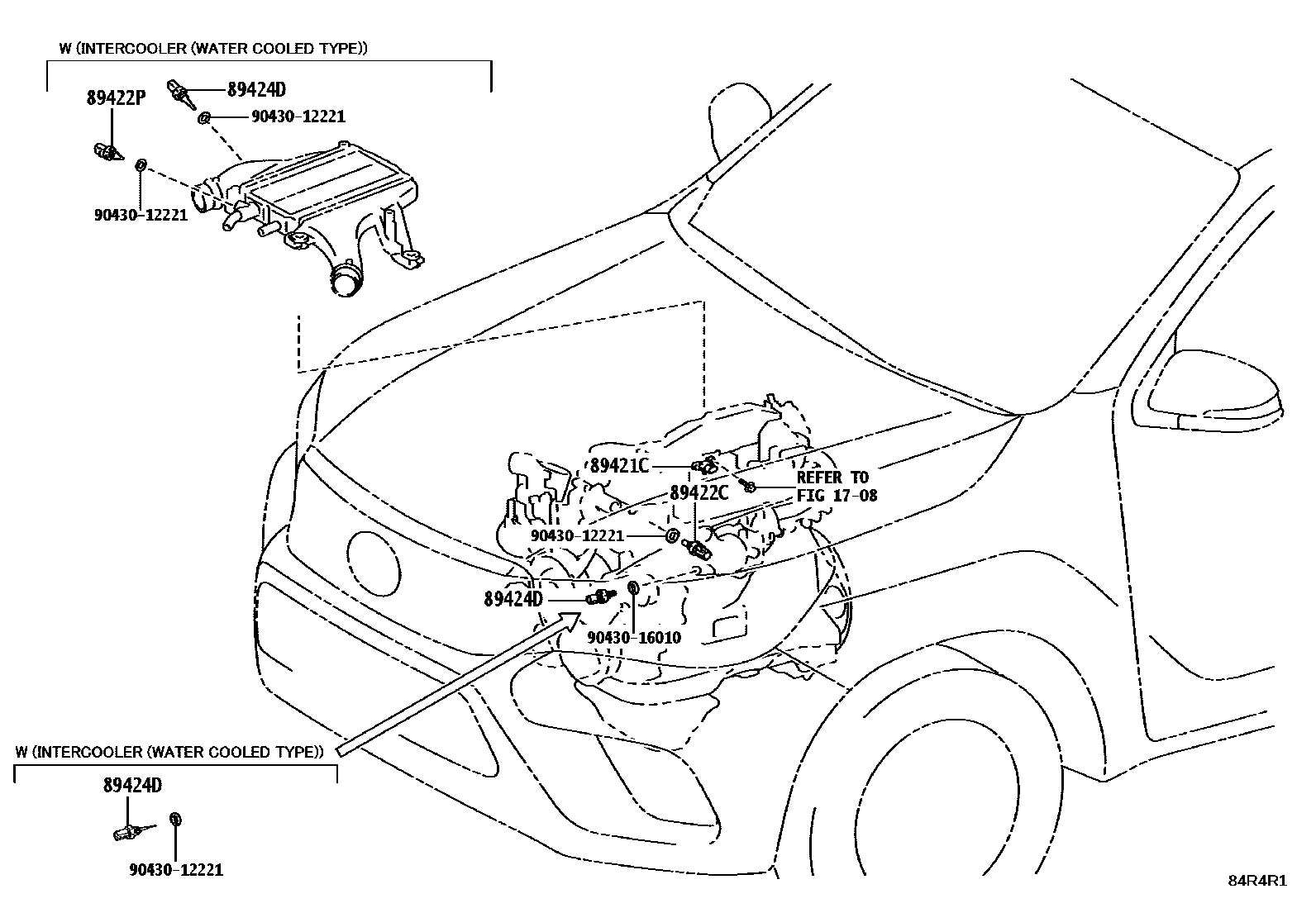 Toyota HILUX 电子控制柴油机(ECD) EPC diagram — 84R4R1