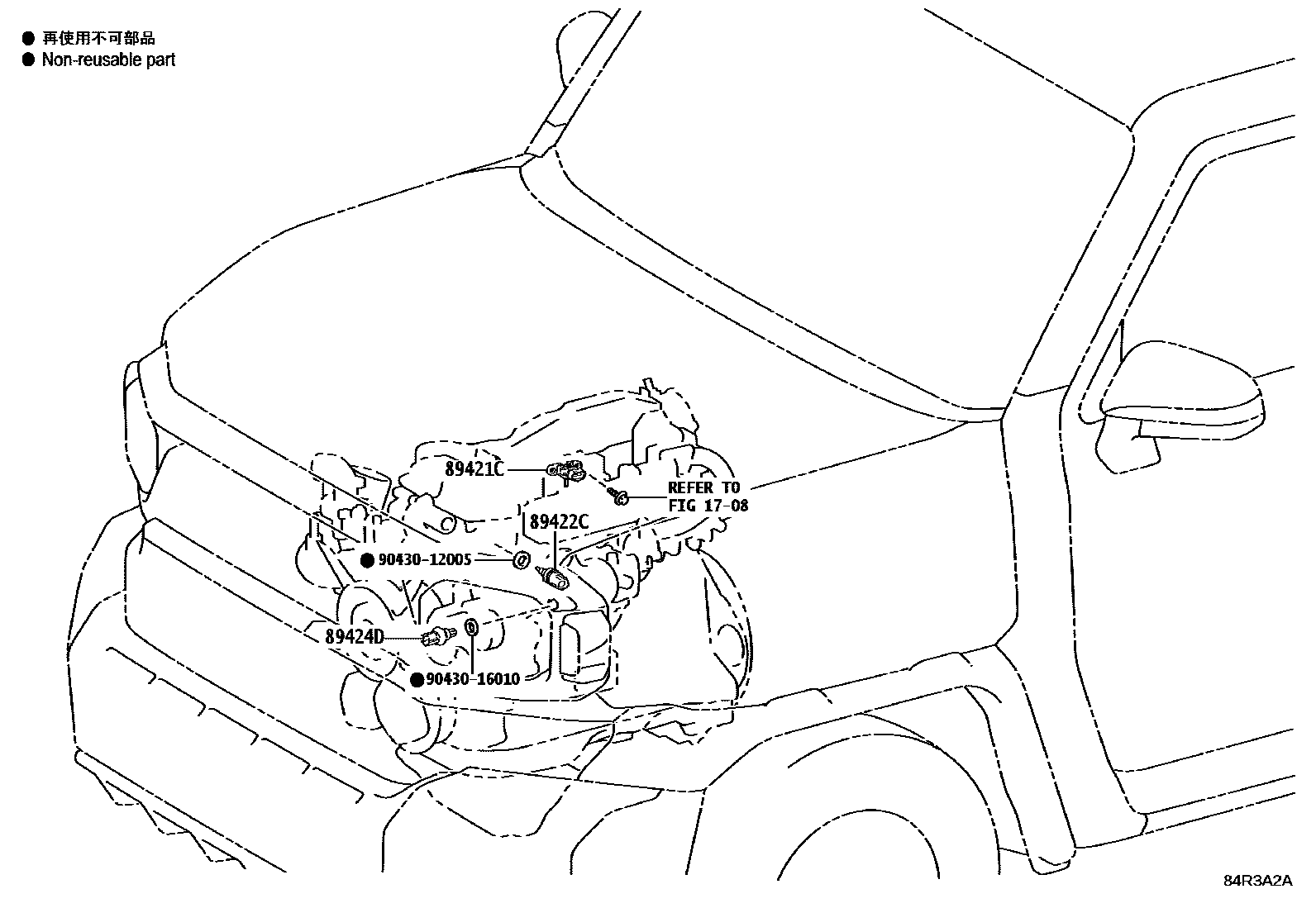 Toyota HILUX 电子控制柴油机(ECD) EPC diagram — 84R3A2A