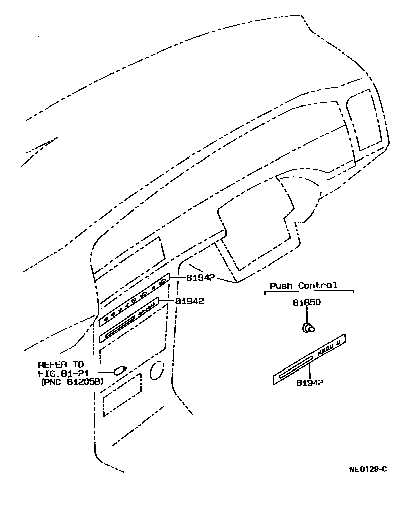 Toyota COROLLA indicator light EPC diagram — NE0129C