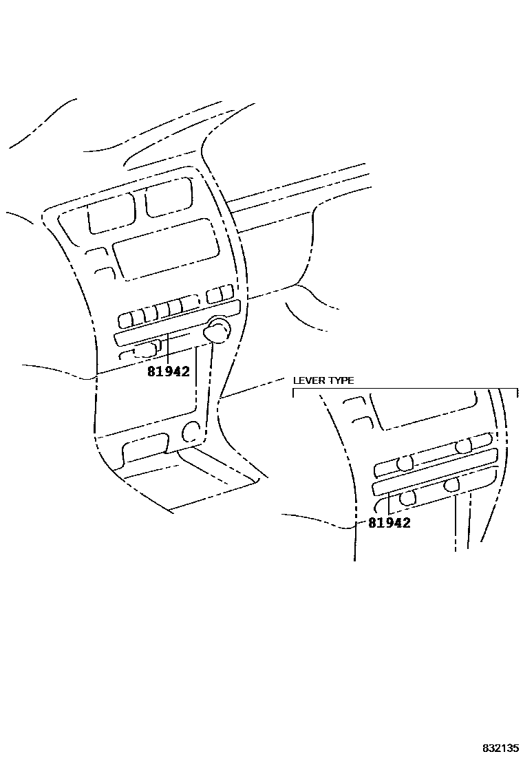 Toyota COROLLA indicator light EPC diagram — 832135