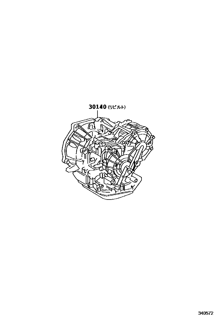 Toyota COROLLA 传动桥总成(CVT) EPC diagram — 340572