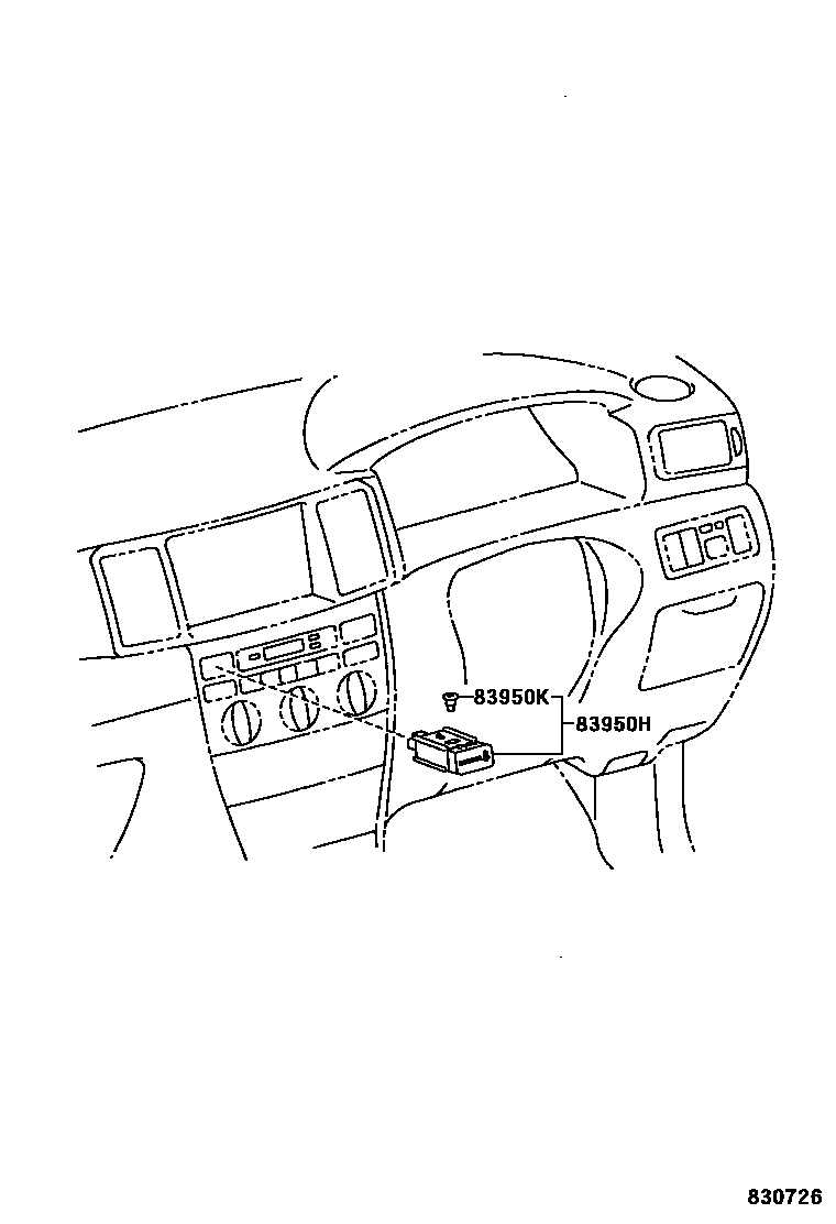 Toyota COROLLA indicator light EPC diagram — 830726