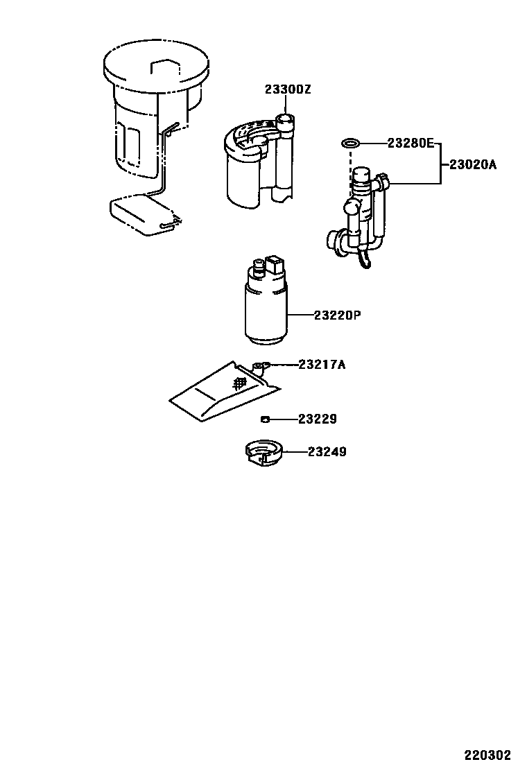 Toyota CAMRY 燃油喷射系统 EPC diagram — 220302