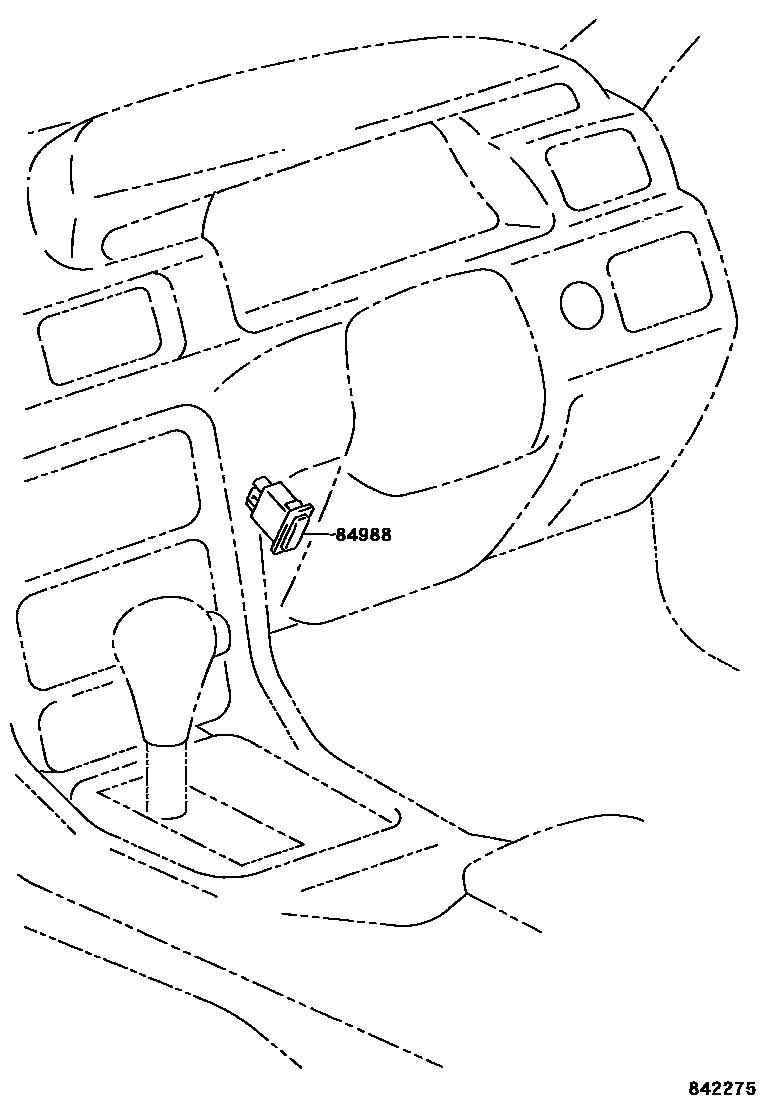 Toyota CAMRY 牵引力控制系统 EPC diagram — 842275