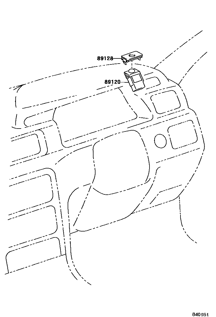 Toyota CAMRY 自动灯控系统(灯控) EPC diagram — 840161